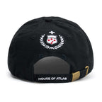 Samoa Cap Black - Samoan Heritage Snapback Cap - House Of Atlas