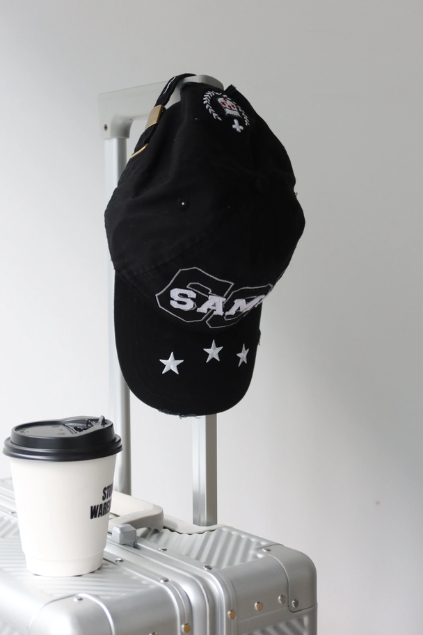 Samoa Cap Black - Samoan Heritage Snapback Cap - House Of Atlas